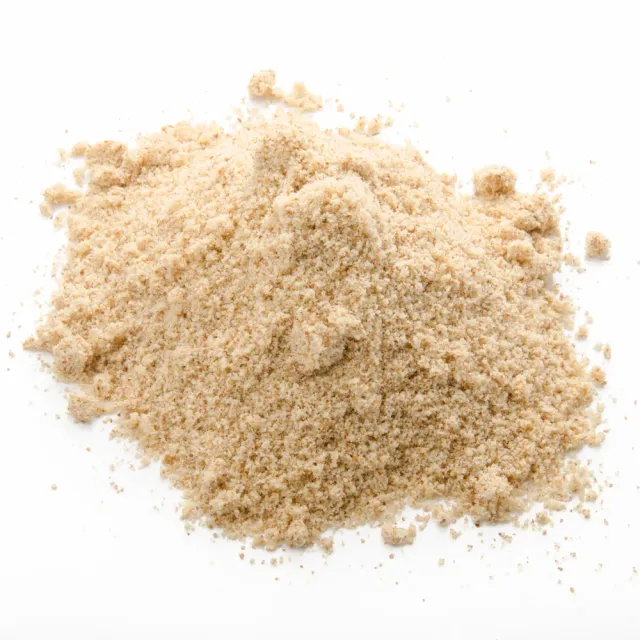 A heap of hazelnut meal